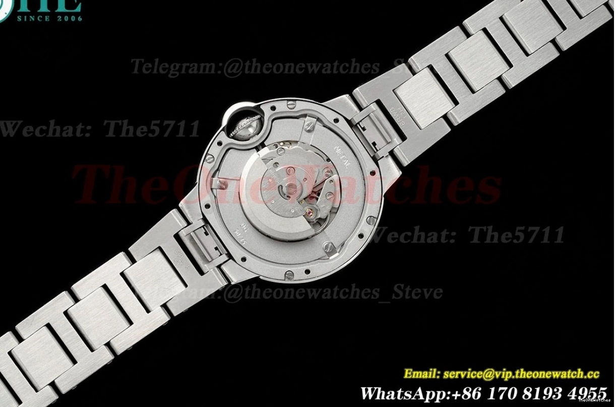 Dia SS Ballon NH05 Bleu White Cartier SS De 33mm AF 0107